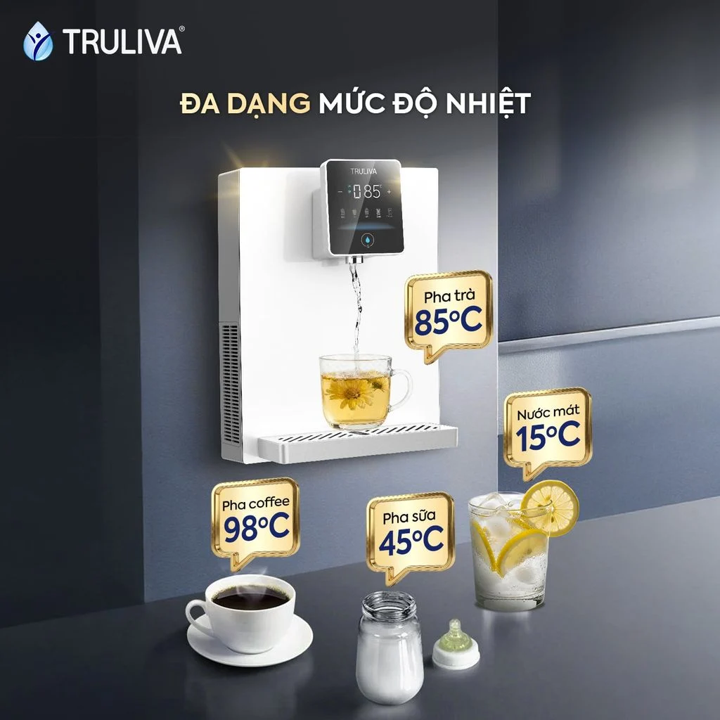 Máy Lọc Nước Nóng Lạnh Treo Tường Truliva W6412
